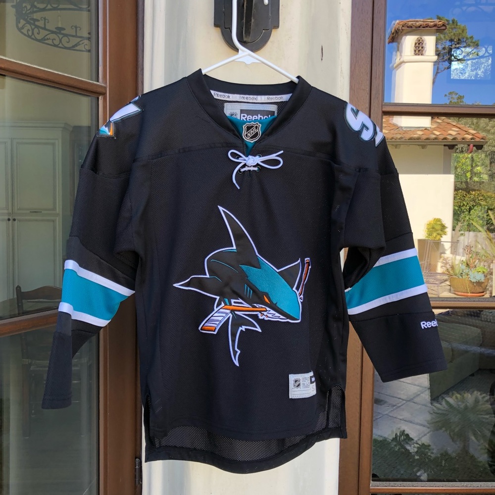 Boys San Jose Sharks mesh Jersey